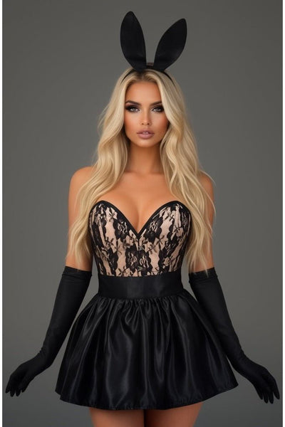 Top Drawer 5 PC Elegant Bunny Corset Costume - Daisy Corsets