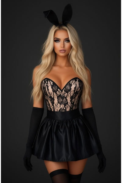 Top Drawer 5 PC Elegant Bunny Corset Costume - Daisy Corsets