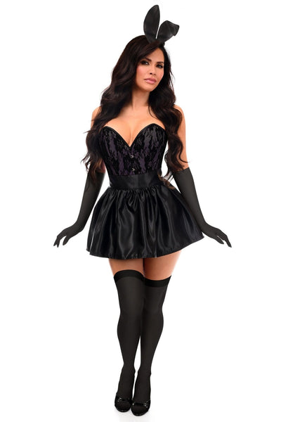 Top Drawer 5 PC Premium Boudoir Bunny Corset Costume - Daisy Corsets