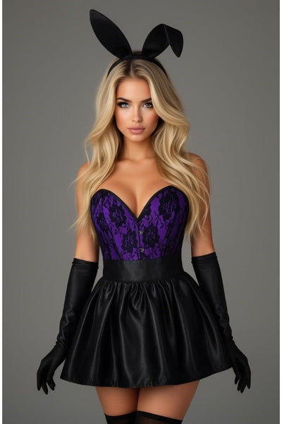 Top Drawer 5 PC Premium Boudoir Bunny Corset Costume - Daisy Corsets