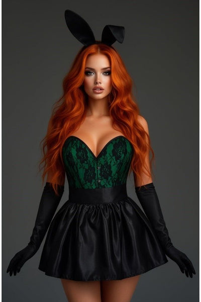 Top Drawer 5 PC Premium Boudoir Bunny Corset Costume - Daisy Corsets