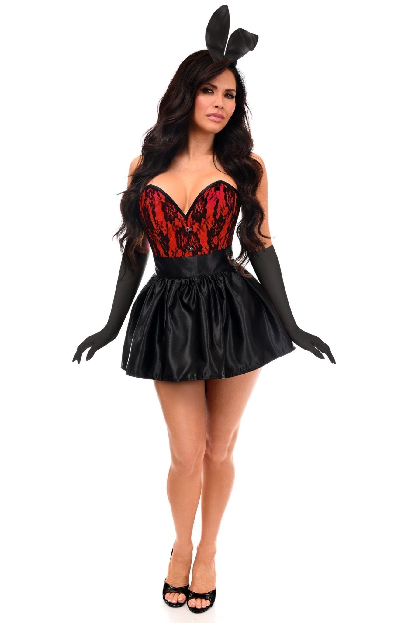 Top Drawer 5 PC Premium Boudoir Bunny Corset Costume - Daisy Corsets