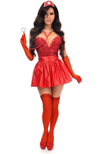 Top Drawer 5 PC Premium Nurse Corset Costume - Daisy Corsets