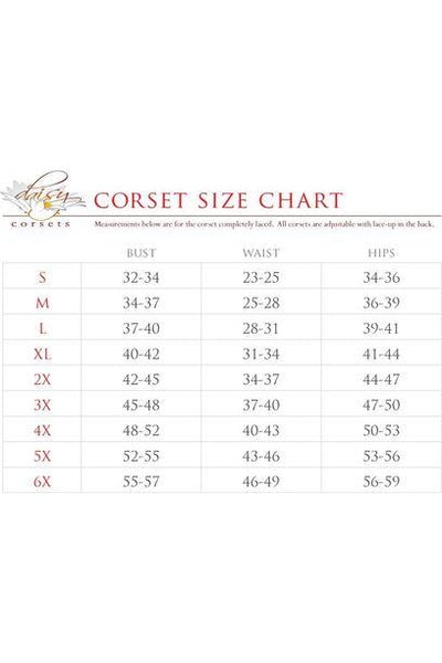 Top Drawer 5 PC Red Sequin Devil Corset Costume - Daisy Corsets