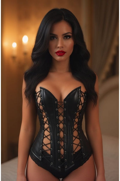 Top Drawer Lace - Up Steel Boned Over Bust Corset - Daisy Corsets