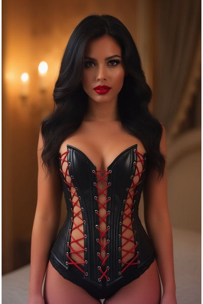 Top Drawer Lace - Up Steel Boned Over Bust Corset - Daisy Corsets