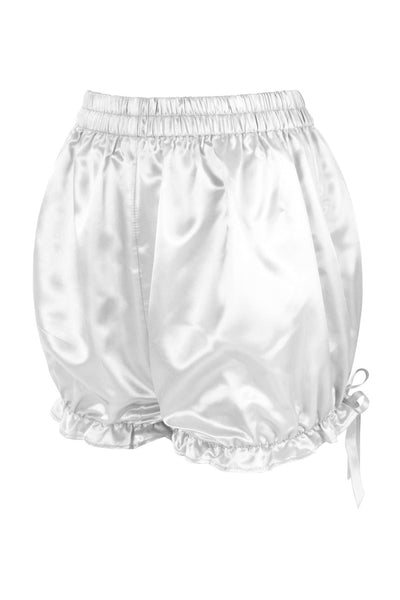 White Satin Bloomers - Daisy Corsets