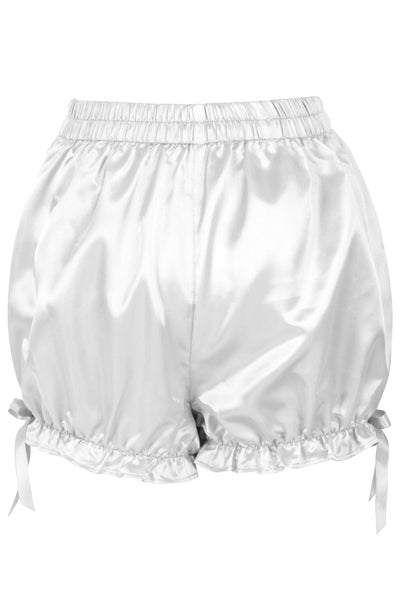 White Satin Bloomers - Daisy Corsets