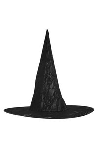 Black Lace Witch Hat