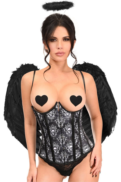 Lavish 3 PC Gothic Dark Angel Corset Costume