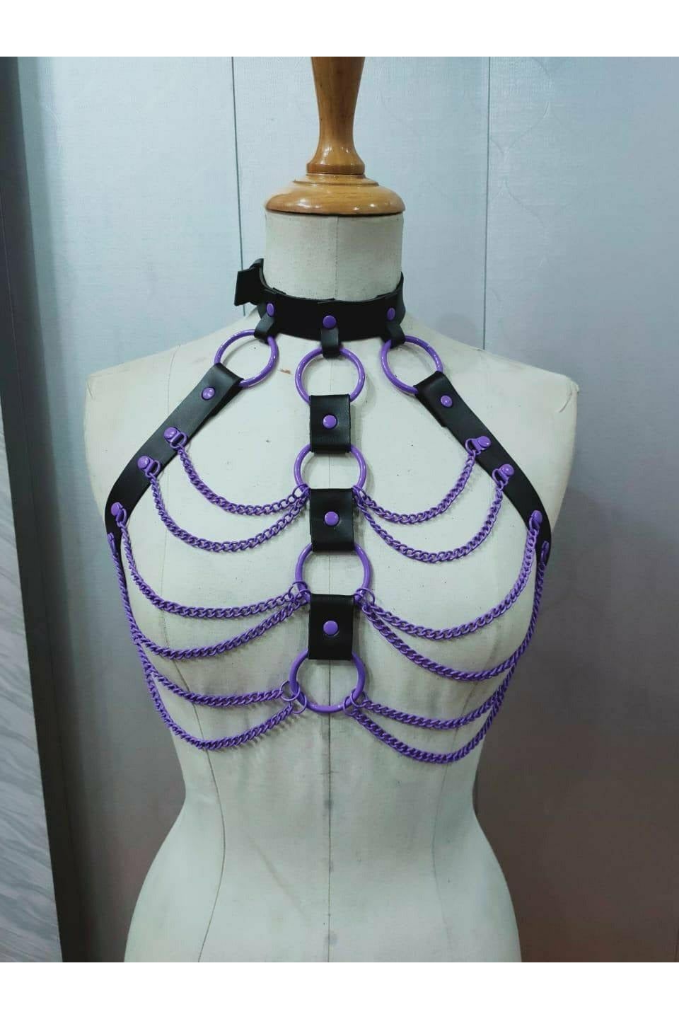 Candy Collection - Purple Chain Harness