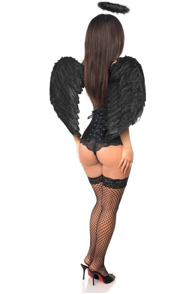 Lavish 3 PC Dark Angel Corset Costume