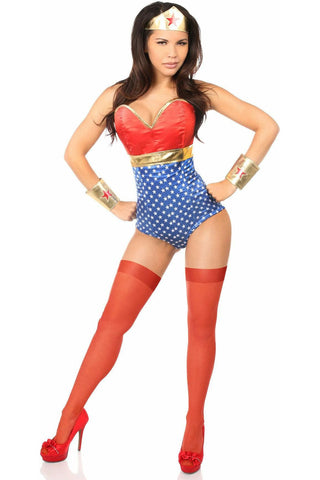 Lavish 3 PC Sexy Superhero Costume - Daisy Corsets