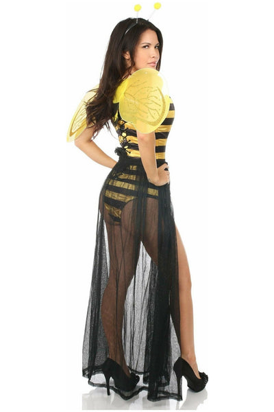 Lavish 4 PC Sexy Bumblebee Corset Costume - Daisy Corsets