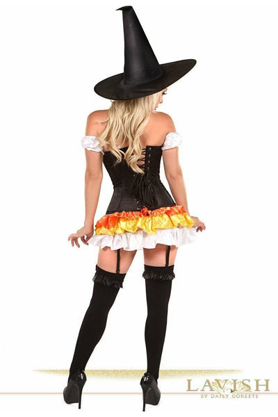 Lavish 4 PC Witch Corset Costume - Daisy Corsets