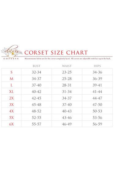 Top Drawer 3 PC Sequin Witch Corset Dress Costume