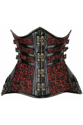Top Drawer CURVY Steampunk Steel Double Boned Under Bust Corset - Daisy Corsets