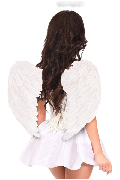Top Drawer 3 PC Brocade Angel Corset Costume