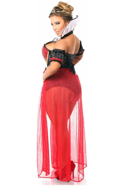 Top Drawer 6 PC Sexy Fairytale Red Queen Costume