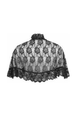 Black Lace Cape - Daisy Corsets