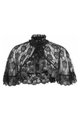 Black Lace Cape - Daisy Corsets