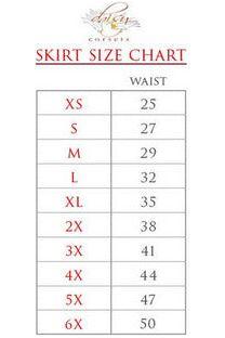 Celestial Print Stretch Lycra Skirt - Daisy Corsets