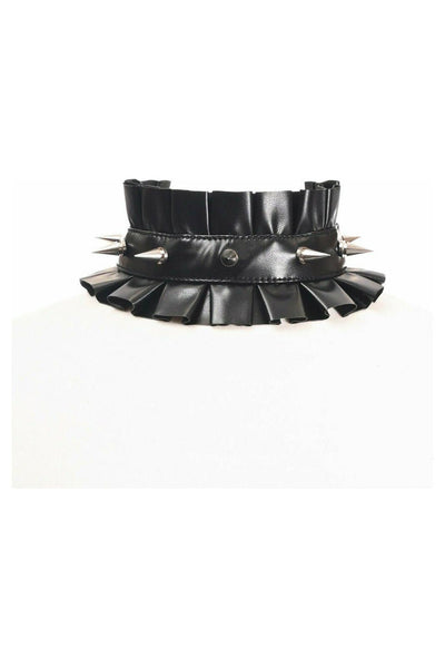 Kitten Collection Black Spike Choker - Daisy Corsets
