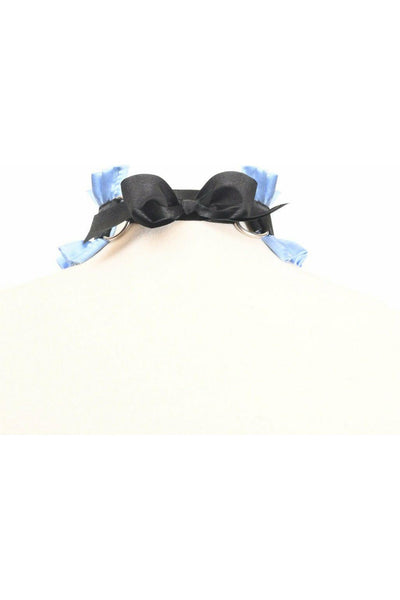 Kitten Collection Blue/Black Choker - Daisy Corsets