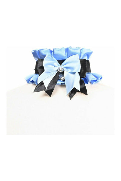 Kitten Collection Blue/Black Choker - Daisy Corsets