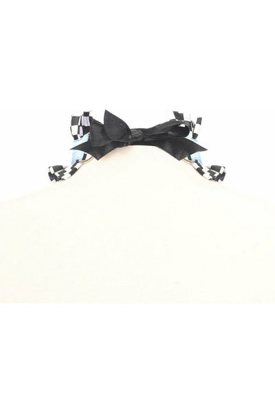 Kitten Collection Checker Print Choker - Daisy Corsets
