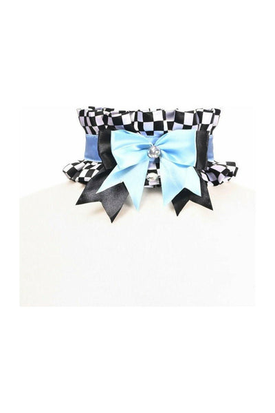 Kitten Collection Checker Print Choker - Daisy Corsets