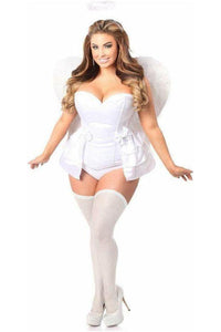 Lavish 4 PC Angelic Corset Costume - Daisy Corsets