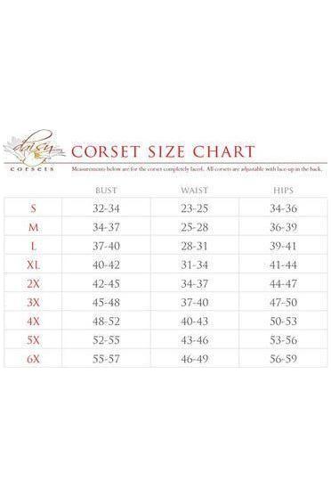 Lavish 4 PC Patent French Maid Corset Dress Costume - Daisy Corsets