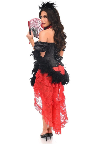 Lavish 6 PC Saloon Girl Corset Costume - Daisy Corsets