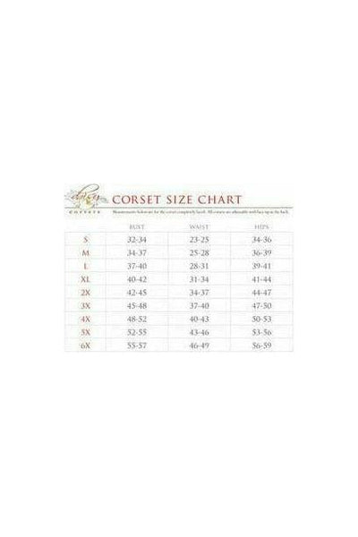 Lavish Black Brocade Corset Belt Cincher - Daisy Corsets