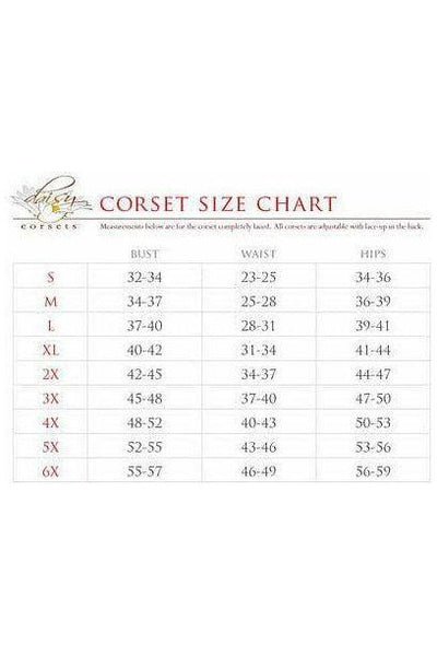Lavish Celestial Lace - Up Corset Belt Cincher - Daisy Corsets