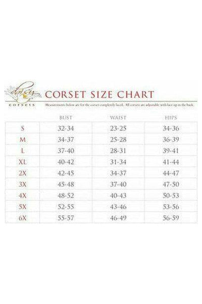 Lavish Dark Green Brocade Open Cup Waist Cincher - Daisy Corsets