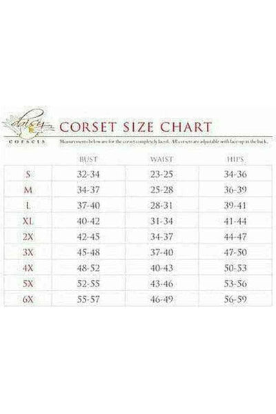 Lavish Pink Floral Underwire Short Bustier - Daisy Corsets