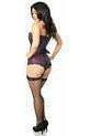 Lavish Plum Brocade Corset - Daisy Corsets