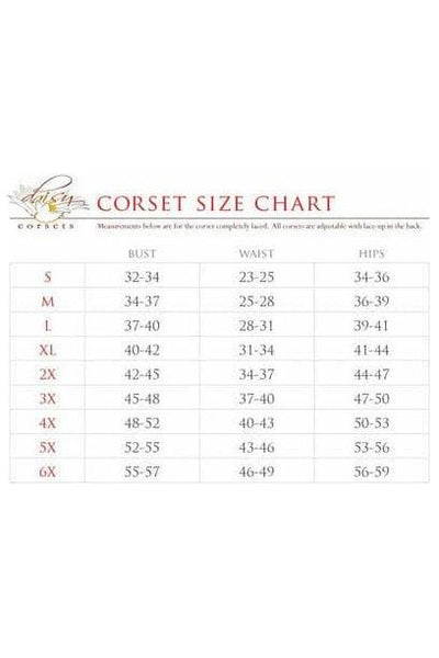 Lavish Rainbow Leopard Mesh Underwire Cincher w/Built In Halter Top - Daisy Corsets