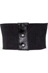 Lavish Red w/Black Lace Overlay Corset Belt Cincher - Daisy Corsets