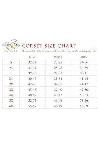 Lavish Sheer Lavender Lace & Faux Leather Open Cup Waist Cincher - Daisy Corsets