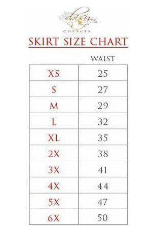 Rainbow Leopard Print Stretch Lycra Skirt - Daisy Corsets