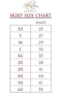 Retro Swirl Skirt - Daisy Corsets