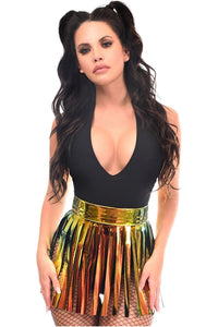 Sunset Holo Fringe Skirt - Daisy Corsets