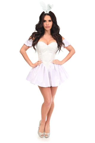 Top Drawer 3 PC Brocade Bunny Corset Dress Costume - Daisy Corsets