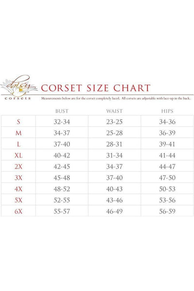 Top Drawer 3 PC White Satin Witch Corset Costume - Daisy Corsets