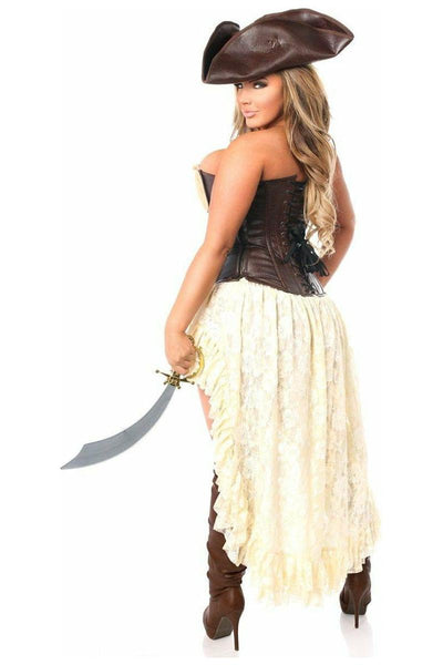Top Drawer 4 PC Pirate Captain Costume - Daisy Corsets