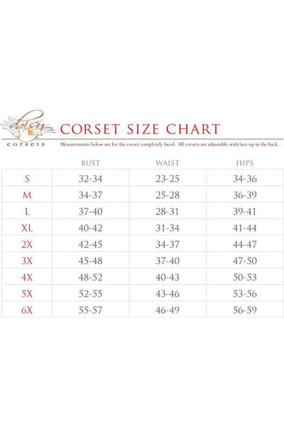 Top Drawer 4 PC Satin Angel Corset Costume - Daisy Corsets