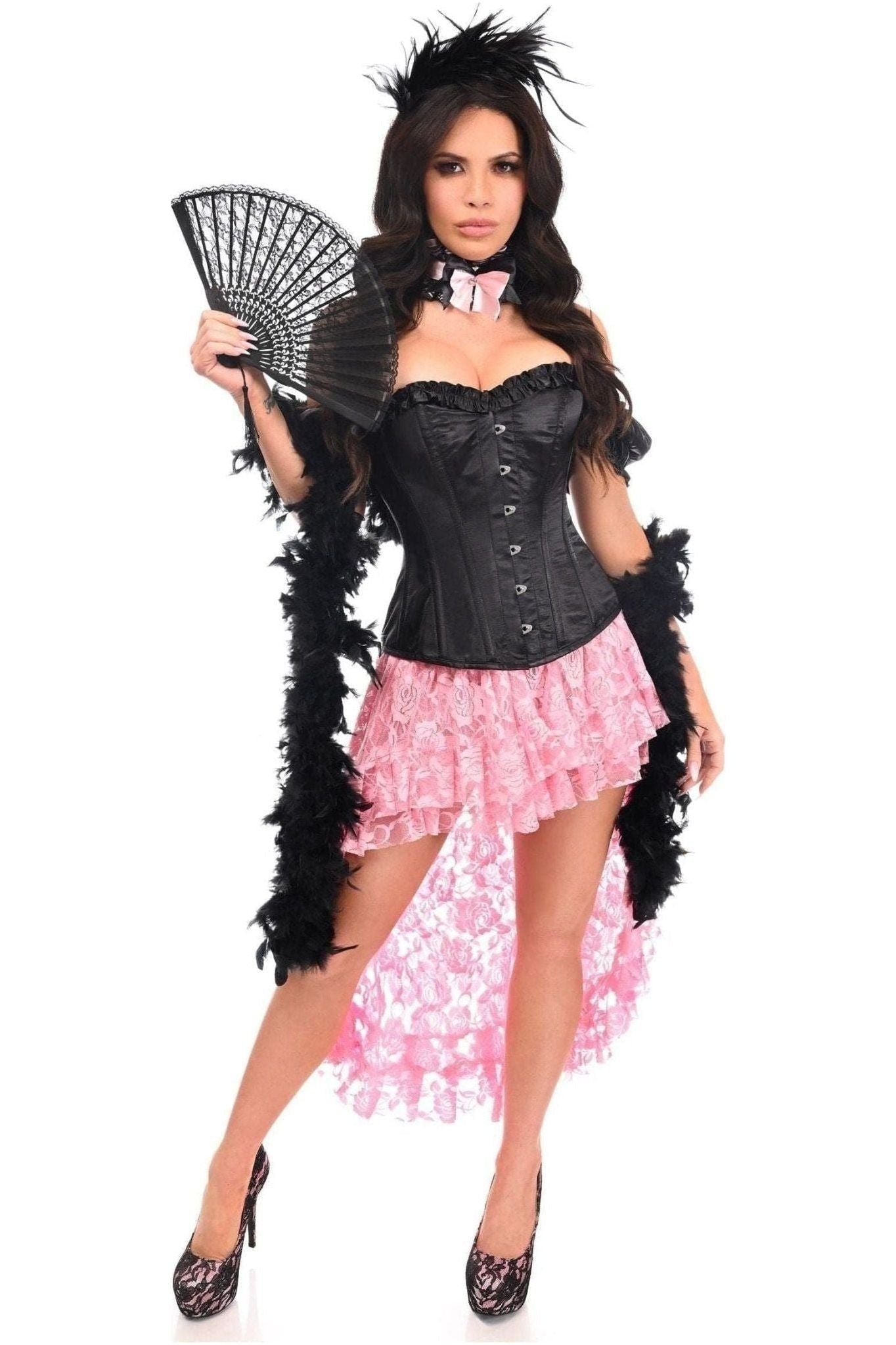 Top Drawer 6 PC Sexy Saloon Girl Corset Costume - Daisy Corsets
